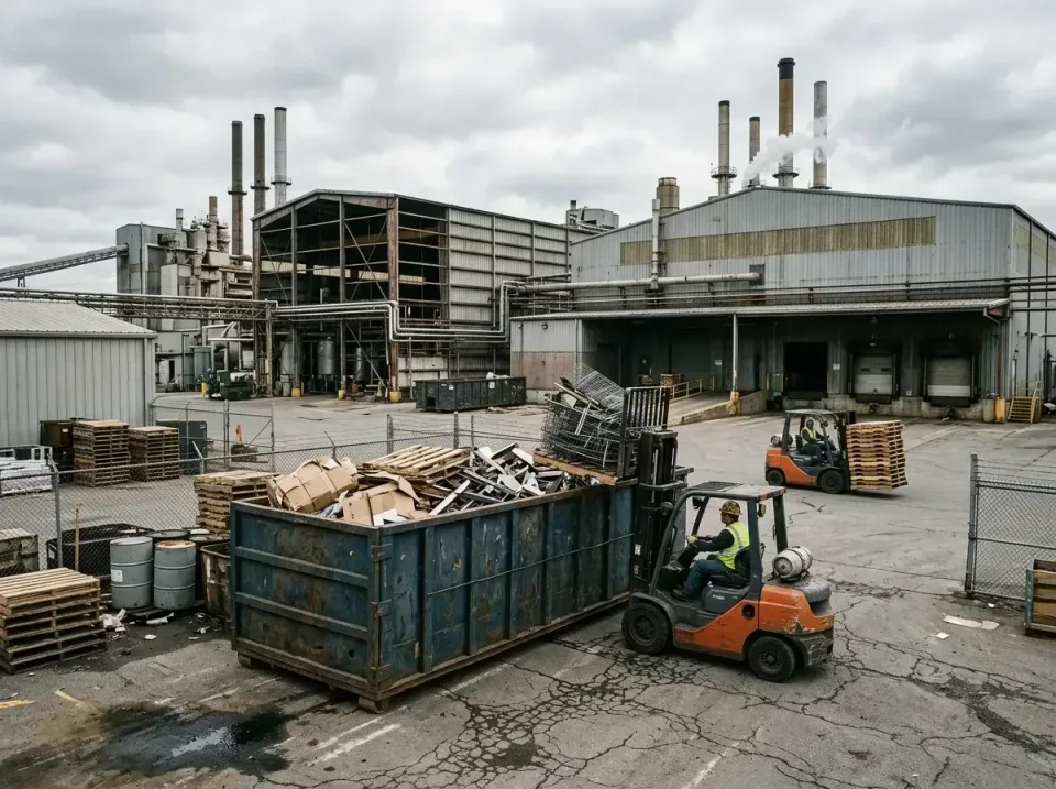 industrial-factory-scrap-conta-003 — frequently asked questions, Cheap Roll-off Dumpster Rentals in Richland, MO